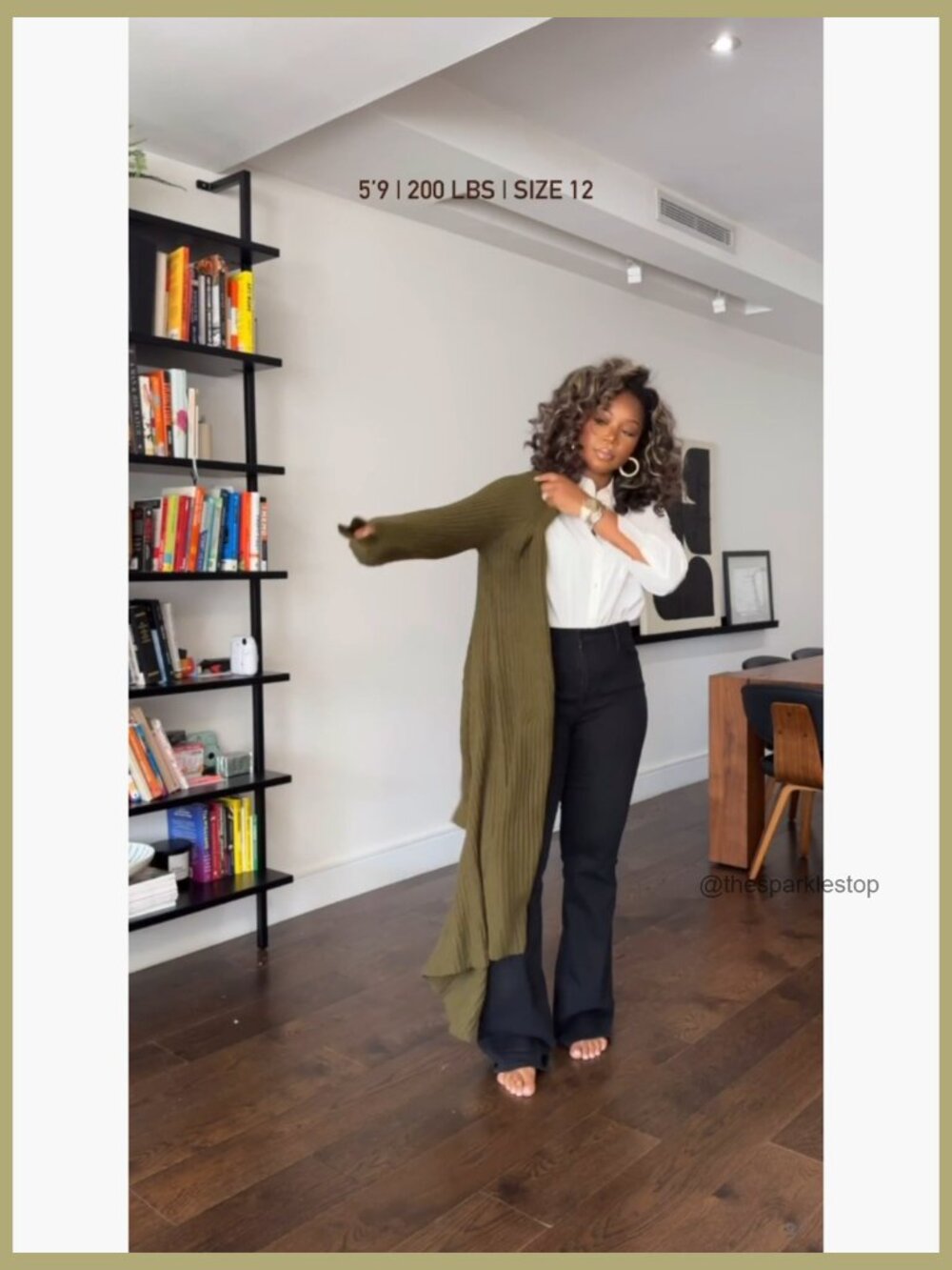 Chunky Knit V-Neck Button Down Long Cardigan Dress Maxi Duster Coat - Picture 6 of 7
